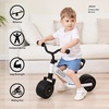 image:imageKRIDDO 12 Year Old Balance Bike Mini Cruiser for First Birthday BlackBwhite