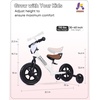 image:imageKRIDDO 2in1 Kids Tricycle and Toddler Balance Bike 2 Year Old Detachable Pedals and Stowable Training Wheels DIY Plate Riding Trikes Toy for Ages 18 Months to 3 YearsWhite