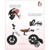 image:imageKRIDDO 2in1 Kids Tricycle and Toddler Balance Bike 2 Year Old Detachable Pedals and Stowable Training Wheels DIY Plate Riding Trikes Toy for Ages 18 Months to 3 YearsWhite