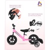 image:imageKRIDDO 2in1 Kids Tricycle and Toddler Balance Bike 2 Year Old Detachable Pedals and Stowable Training Wheels DIY Plate Riding Trikes Toy for Ages 18 Months to 3 YearsPink