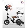 image:imageKRIDDO 2in1 Kids Tricycle and Toddler Balance Bike 2 Year Old Detachable Pedals and Stowable Training Wheels DIY Plate Riding Trikes Toy for Ages 18 Months to 3 YearsBlack