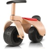 image:imageKRIDDO Wooden Baby Balance Bike 1 Year Old Wide Wheels for Stable and Smooth Ride Boy Girl First Balance Bike Gift for 12 Month to 3 Year NonSharp Parts Soft Seat RedRed