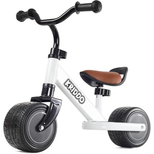 image:imageKRIDDO 12 Year Old Balance Bike Mini Cruiser for First Birthday BlackBwhite
