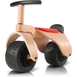 image:imageKRIDDO Wooden Baby Balance Bike 1 Year Old Wide Wheels for Stable and Smooth Ride Boy Girl First Balance Bike Gift for 12 Month to 3 Year NonSharp Parts Soft Seat RedRed