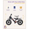 image:imageKRIDDO Kids Balance Bike for 25 Years with Front Light Upgraded Tires for All Terrain Upgraded Bearing for Smooth and Stable Riding Front and Rear Fenders Adjustable SeatAblack