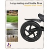 image:imageKRIDDO Kids Balance Bike for 25 Years with Front Light Upgraded Tires for All Terrain Upgraded Bearing for Smooth and Stable Riding Front and Rear Fenders Adjustable SeatBblack