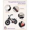 image:imageKRIDDO Kids Balance Bike for 25 Years with Front Light Upgraded Tires for All Terrain Upgraded Bearing for Smooth and Stable Riding Front and Rear Fenders Adjustable SeatAblack