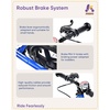 image:imageKRIDDO Pro Toddler Balance Bike 2 Year Old with Hand Brake and Kickstand 12 Inch Push Bicycle Gift Bike for 25 Boys Girls WhiteBlue