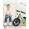 image:imageKRIDDO Pro Toddler Balance Bike 2 Year Old with Hand Brake and Kickstand 12 Inch Push Bicycle Gift Bike for 25 Boys Girls WhiteGreen