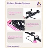 image:imageKRIDDO Pro Toddler Balance Bike 2 Year Old with Hand Brake and Kickstand 12 Inch Push Bicycle Gift Bike for 25 Boys Girls WhitePink