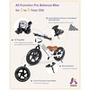 image:imageKRIDDO Pro Toddler Balance Bike 2 Year Old with Hand Brake and Kickstand 12 Inch Push Bicycle Gift Bike for 25 Boys Girls WhiteWhite