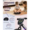 image:imageKRIDDO Toddler Balance Bike 2 Year Old Age 24 Months to 5 Years Old 12 Inch Push Bicycle with Customize Plate 3 Sets of Stickers Included Steady Balancing Gift Bike for 23 Boys Girls NightBlack Led