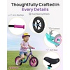 image:imageKRIDDO Toddler Balance Bike 2 Year Old Age 24 Months to 5 Years Old Early Learning Interactive Push Bicycle with Steady Balancing Gift Bike for 25 Boys Girls PinkLedpurple