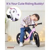 image:imageKRIDDO Toddler Balance Bike 2 Year Old Age 24 Months to 5 Years Old Early Learning Interactive Push Bicycle with Steady Balancing Gift Bike for 25 Boys Girls PinkPurple