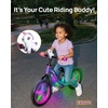 image:imageKRIDDO Toddler Balance Bike 2 Year Old Age 24 Months to 5 Years Old Early Learning Interactive Push Bicycle with Steady Balancing Gift Bike for 25 Boys Girls PinkLedpurple