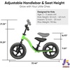 image:imageKRIDDO Toddler Balance Bike 2 Year Old Age 24 Months to 5 Years Old Early Learning Interactive Push Bicycle with Steady Balancing Gift Bike for 25 Boys Girls PinkGreen