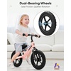 image:imageKRIDDO Toddler Balance Bike 2 Year Old Kids Balance Bike for 25 Years Old Dual Bearing for Smoother Riding Adorable Plate Adjustable Seat and Handlebar Toddler Bike Gifts Age 23 BlackPink