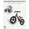 image:imageKRIDDO Toddler Balance Bike 2 Year Old Kids Balance Bike for 25 Years Old Dual Bearing for Smoother Riding Adorable Plate Adjustable Seat and Handlebar Toddler Bike Gifts Age 23 BlackBlack