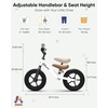 image:imageKRIDDO Toddler Balance Bike 2 Year Old Kids Balance Bike for 25 Years Old Dual Bearing for Smoother Riding Adorable Plate Adjustable Seat and Handlebar Toddler Bike Gifts Age 23 BlackWhite