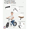 image:imageKRIDDO Toddler Balance Bike 2 Year Old Kids Balance Bike for 25 Years Old Dual Bearing for Smoother Riding Adorable Plate Adjustable Seat and Handlebar Toddler Bike Gifts Age 23 BlackWhite