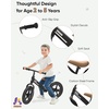 image:imageKRIDDO Toddler Balance Bike 2 Year Old Kids Balance Bike for 25 Years Old Dual Bearing for Smoother Riding Adorable Plate Adjustable Seat and Handlebar Toddler Bike Gifts Age 23 BlackBlack