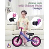 image:imageKRIDDO Toddler Balance Bike 2 Year Old Kids Balance Bike for 25 Years Old Dual Bearing for Smoother Riding Adorable Plate Adjustable Seat and Handlebar Toddler Bike Gifts Age 23 BlackLEDPurple
