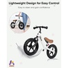 image:imageKRIDDO Toddler Balance Bike 2 Year Old Kids Balance Bike for 25 Years Old Dual Bearing for Smoother Riding Adorable Plate Adjustable Seat and Handlebar Toddler Bike Gifts Age 23 BlackWhite
