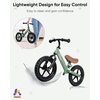image:imageKRIDDO Toddler Balance Bike 2 Year Old Kids Balance Bike for 25 Years Old Dual Bearing for Smoother Riding Adorable Plate Adjustable Seat and Handlebar Toddler Bike Gifts Age 23 BlackGreen