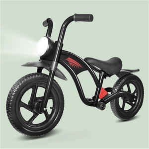 image:imageKRIDDO Kids Balance Bike for 25 Years with Front Light Upgraded Tires for All Terrain Upgraded Bearing for Smooth and Stable Riding Front and Rear Fenders Adjustable SeatBblack