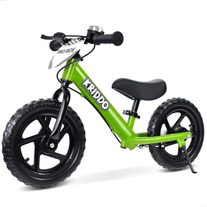 image:imageKRIDDO Pro Toddler Balance Bike 2 Year Old with Hand Brake and Kickstand 12 Inch Push Bicycle Gift Bike for 25 Boys Girls WhiteGreen