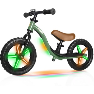 image:imageKRIDDO Toddler Balance Bike 2 Year Old Age 24 Months to 5 Years Old Early Learning Interactive Push Bicycle with Steady Balancing Gift Bike for 25 Boys Girls PinkLedgreen