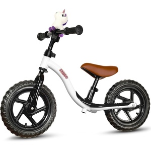 image:imageKRIDDO Toddler Balance Bike 2 Year Old Age 24 Months to 5 Years Old Early Learning Interactive Push Bicycle with Steady Balancing Gift Bike for 25 Boys Girls PinkWhite