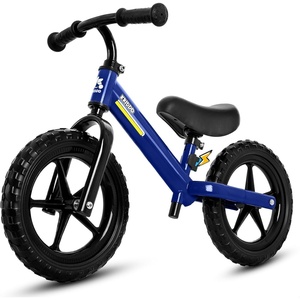 image:imageKRIDDO Toddler Balance Bike 2 Year Old Kids Balance Bike for 25 Years Old Dual Bearing for Smoother Riding Adorable Plate Adjustable Seat and Handlebar Toddler Bike Gifts Age 23 BlackBlue