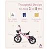 image:imageKRIDDO Tricycles Age 24 Month to 4 Years Toddler Kids Trike for 25 to 5 Year Old Gift for 24 Year Olds  GreenPink Sport