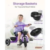 image:imageKRIDDO Tricycles Age 24 Month to 4 Years Toddler Kids Trike for 25 to 5 Year Old Gift for 24 Year Olds  GreenPurple