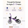 image:imageKRIDDO Tricycles Age 24 Month to 4 Years Toddler Kids Trike for 25 to 5 Year Old Gift for 24 Year Olds  GreenPurple