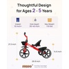 image:imageKRIDDO Tricycles Age 24 Month to 4 Years Toddler Kids Trike for 25 to 5 Year Old Gift for 24 Year Olds  GreenRed
