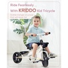 image:imageKRIDDO Tricycles Age 24 Month to 4 Years Toddler Kids Trike for 25 to 5 Year Old Gift for 24 Year Olds  GreenWhite Sport
