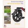 image:imageKRIDDO Kids 12 Inch Tricycle With Puncture Free Wheels Front Light Adjustable Seat  Gift for 25 Year Olds BlueBlack