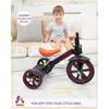 image:imageKRIDDO Kids 12 Inch Tricycle With Puncture Free Wheels Front Light Adjustable Seat  Gift for 25 Year Olds BlueBlack