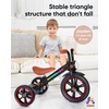 image:imageKRIDDO Kids 12 Inch Tricycle With Puncture Free Wheels Front Light Adjustable Seat  Gift for 25 Year Olds BlueBlack Led