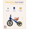 image:imageKRIDDO Kids 12 Inch Tricycle With Puncture Free Wheels Front Light Adjustable Seat  Gift for 25 Year Olds BlueBlue