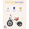 image:imageKRIDDO Kids 12 Inch Tricycle With Puncture Free Wheels Front Light Adjustable Seat  Gift for 25 Year Olds BlueWhite