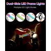 image:imageKRIDDO Kids 12 Inch Tricycle With Puncture Free Wheels Front Light Adjustable Seat  Gift for 25 Year Olds BlueWhite Led