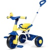 image:imageKRIDDO 2 in 1 Kids Tricycles Age 18 Month to 3 Years EVA Wheels Upgraded Gift Trikes for Toddlers 2 to 3 Year Old with Push Handle and Duck Bell PinkEva Wheelblue