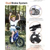 image:imageKRIDDO 1416 Inch Kids Bike for Ages 38 Boys and Girls Bicycle with Removable Training Wheels Bicycle for Kids with Hand Brake amp Coaster Brake Adjustable Height DIY Name PlateBlue