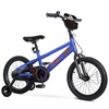 image:imageKRIDDO 1416 Inch Kids Bike for Ages 38 Boys and Girls Bicycle with Removable Training Wheels Bicycle for Kids with Hand Brake amp Coaster Brake Adjustable Height DIY Name PlateBlue